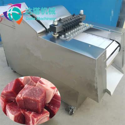 China For cutting frozen chicken into cubes meat bacon slicing machine/chicken bone cutting machine/meat bone cube cutter for sale