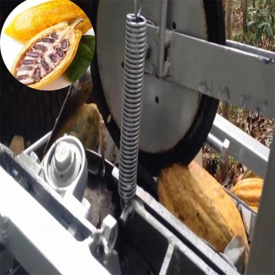 China High efficiency cocoa pod and fresh cocoa bean separator machine / green cocoa bean extractor for sale