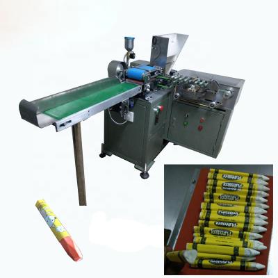 China Food Crayon Packing Machine Pencil Packing Machine Oil Pastel Labeling Machine for sale