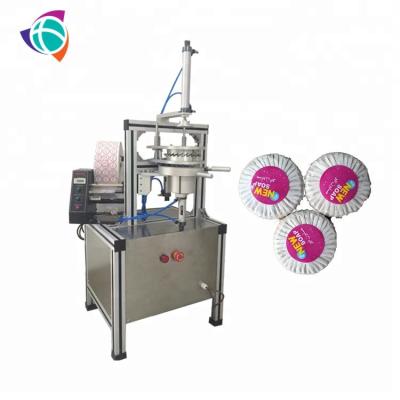 China Essential Products Hotel Manual / Semi - Automatic Round Soap Packing Machine for sale