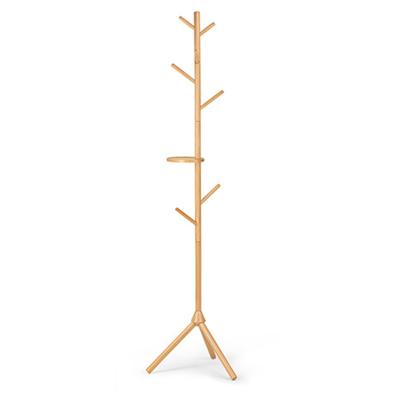 China (Other)Adjustable Free Standing Wooden Floor Tree Hanger Holder Cloths Hanger Holder Coat Rack Modern 6 - 9 Days Rubber Wood 500pcs 2000g for sale