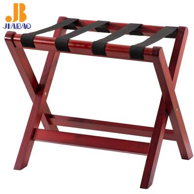 China Traditional Foldable Wooden Folding Luggage Rack Hotel Furniture for sale