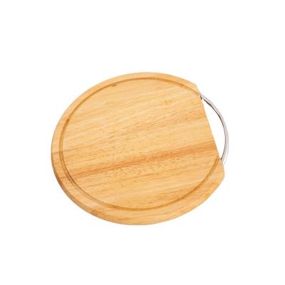 China Excellent sustainable customize supplies wood round size firut cutting board chopper for sale