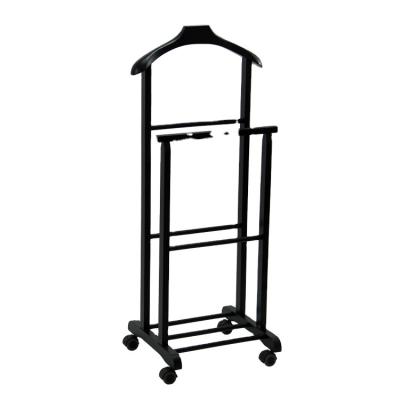 China (Other) Adjustable Wooden Suit Valet Stand Rack, Clothes Rack Wooden Valet Stand For Hotel Rooms for sale