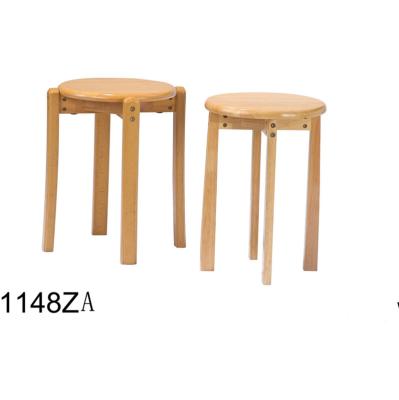 China (Other) New Design Beech Wood Round Adjustable Stool For Living Room Furniture for sale