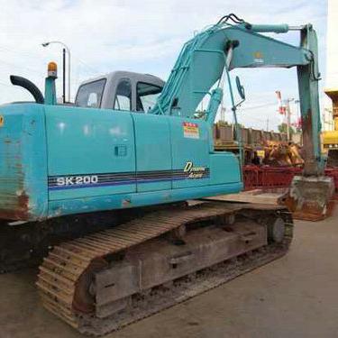 China Imported crawler kobelcoo200 used excavator, cheap for sale in good condition 0.8mÂ ³ for sale