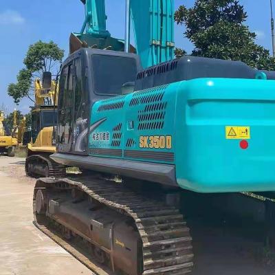 China Imported Kobelcoo SK350, second hand crawler excavator good condition with low price 1.6mÂ ³ for sale