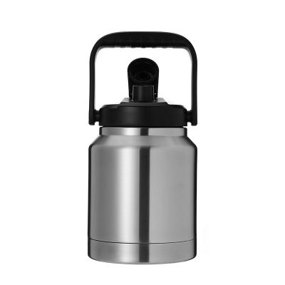 China Sustainable New Design Low MOQ Double Wall Carbonated Insulated Stainless Steel 84oz 128oz Beer Shaker for sale