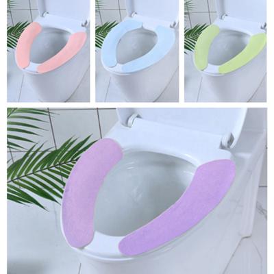 China Water Proof Toilet Sticker Durable Non-Slip Foldable Toilet Seat Cushion Easily Removed for sale