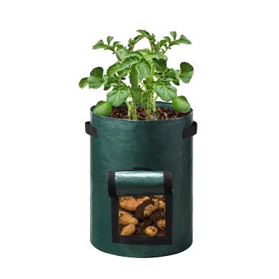 China 1 3 5 7 10 GallonFelt Garden Potato Tomato Cloth Pot Breathable Biodegradable PE Plant Grow Bags for sale