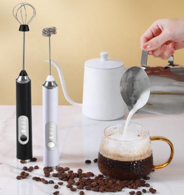 China Modern Electric Milk Frother for Coffee Cappuccino Creamer Milk Jugs Kitchen Frother Stainless Steel for sale