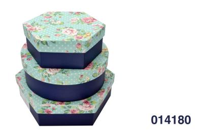 China Custom Blue Eco Friendly Packaging Gift Boxes Set , Gift Packaging Boxes Set for sale