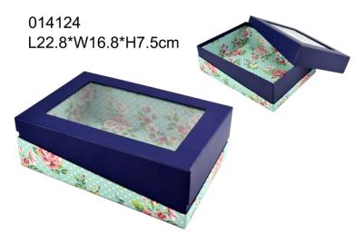 China Custom Clear Window Paper Packaging Box Coloured For Cosmetic / Chocolate for sale