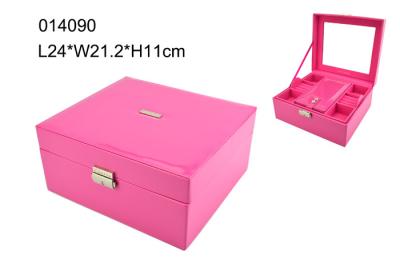 China Pretty Satin Lining Custom Size Packaging Boxes Pink Elegant Eco Friendly for sale