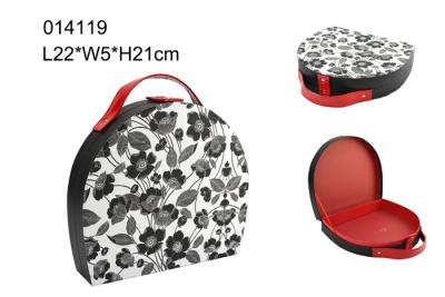 China Portable Packing Mini Round Travel Jewelry Case , Jewelry Travel Cases Storage Box for sale