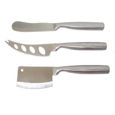 China New Viable Collocation 3Pcs Cheese Knife Set With Butter Knife With Hollow Handle for sale