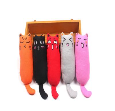 China Viable manufacturer wholesales pure cotton pet cat toy, take cat mint inside for sale