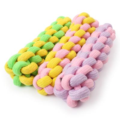 China Sustainable Handmade Pet Supplies Durable Dog Rope Toy Dog Chew Toy Pet Accessories for sale