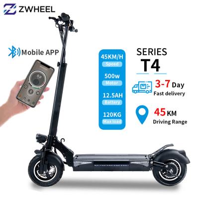 China 2022 Electric Scooter With Max Range Two Wheel Motor High Performance 15Ah Battery 48V 2000W Power Electric Scooter T4 for sale