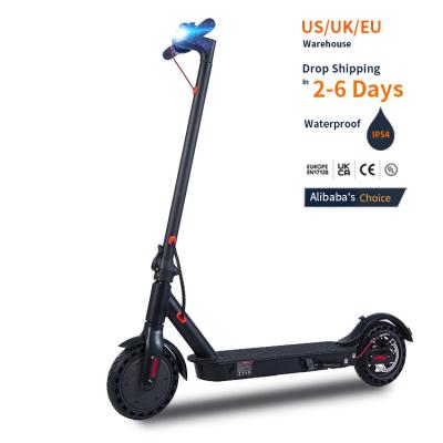 China EU UK electric warehouse APP/waterproof IPX4 scooter E9 adult scooter 350W motor 350W with 7.5AH battery foldable e scooter dropshipping for sale