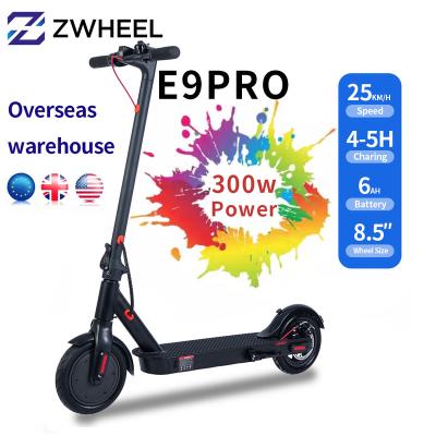 China New Cheap Fashion 350w APP/waterproof IPX4 Motor Citycoco China e9pro Stand Mini Foldable With App Kick 2 Wheel Electric Scooter Adult for sale