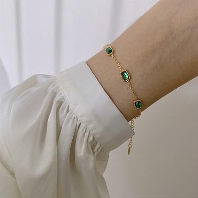 China CLASSIC Bracelet Crystal Bracelets Women Stainless Steel Bileklik Pulseras Brazaletes Armband Stone Bracelets and Bangles y for sale