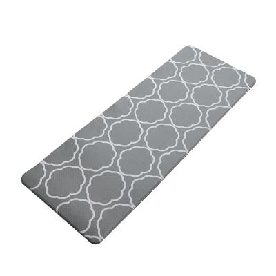 China High Quality Washable 100%PVC Kitchen Mat Set Anti Slip Kitchen Anti Fatigue Mat for sale