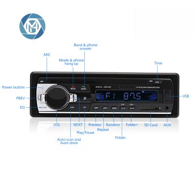 China Vechile 1Din Digital BT Player Car Radio Player MP3 60Wx4 FM Radio Stereo Audio With IN AUX Input. Dash JSD520 for sale