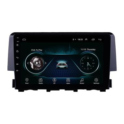 China Android GPS Car Audio Visual DVD Player For Honda Civic 2016 2017 2018 2019 Android Radio FM Music Phone Link Wifi BT Navigations for sale