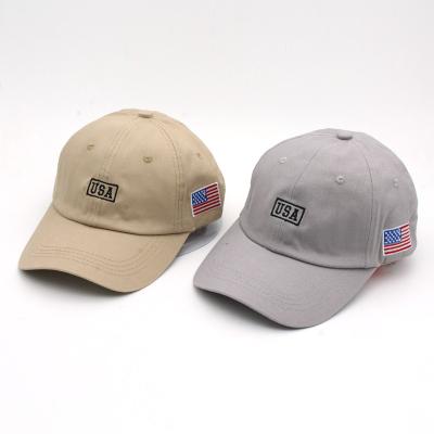 China JOINT USA Embroidered Flag Dad Hat For Couples Gifts Women And Men Sports Hat for sale