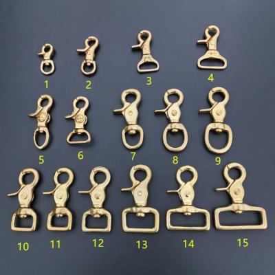 China Pet Factory Price Solid Brass Snap Trigger Hook Swivel Brass Snap Hook for sale