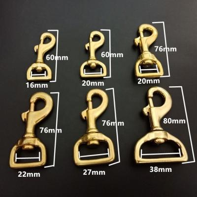 China Solid Brass Pet Bolt Snap Hook Snap Swivel Snap Hook for sale