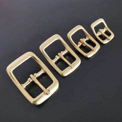 China Solid Brass Solid Brass Center Buckle 13mm 16mm 20mm Bar Buckle Dog Collar Buckle Bag Strap 26mm for sale