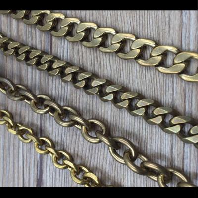 China Handmade solid brass metal chain for bag for sale