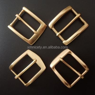 China Eco-Friend Brass Buckle Custom Solid Brass Belt Buckle 30mm 35mm 38mm 40mm for sale