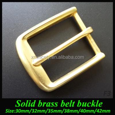 China Pin Buckle 40mm Solid Brass Belt Buckles, Leather Belt Solid Brass Buckle for sale