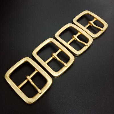 China Durable.attractive 40mm 38mm Bar Brass Center Buckle 40mm for sale