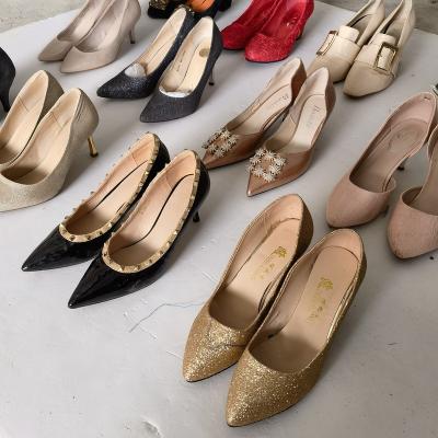 China CUSHIONING women's high heels sports shoes wholesale and retail second-hand shoes for sale