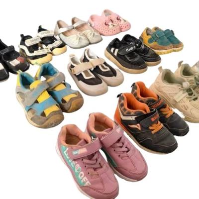 China CUSHIONING brand fashion used children's shoes second hand shoes retail wholesale for sale