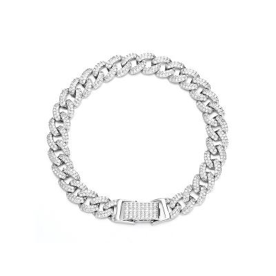 China FASHIONABLE Chain 925 Sterling Silver Cuban Link Bracelet Wholesale Price for sale