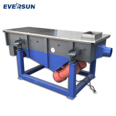 China Small Stainless Steel Industrial Linear Vibrating Sieve Horizontal Vibration Particle Powder Sieving Machine for sale