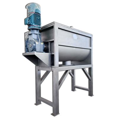 China Dry and wet universal screw ribbon mixer stainless steel food chemical electric mixer à venda