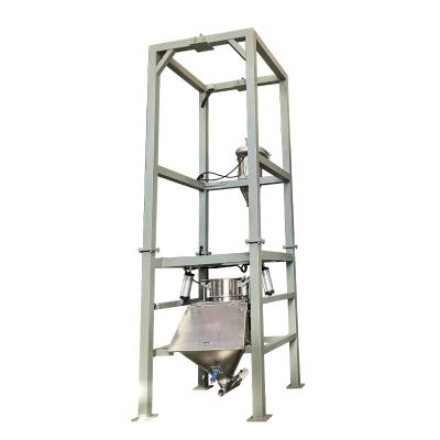 Cina Ton bag feeding station open type dust-free powder cement ton bag unpacking machine in vendita