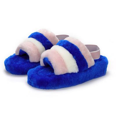 China CUSHIONING Made In China High Quality Sandals Women's Faux Fur Slippers For Bedroom for sale