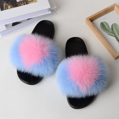 China Wholesale Custom Women's Simple Outdoor Fur Walk Fashion Trend Factory Personality Fluffy Slippers for sale