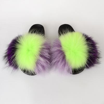 China Wholesale Custom Women's Simple Outdoor Fur Walk Fashion Trend Factory Personality Fluffy Slippers for sale