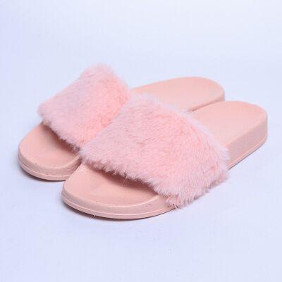 China Fashion Trend Design Hot New Promotion High Quality Customized Customized Faux-Balanced Flat Slippers With Open Toe for sale