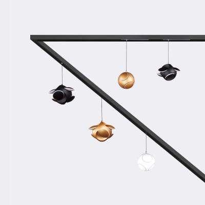 China Luxury Modern Decorative LED Ball Light 6w Hanging 120mm Track Light For Gallery for sale