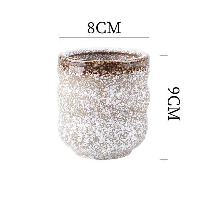 China Japanese style viable handmade ceramic coffee mug 200ml the gourd shape cups for sale