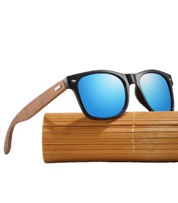 China Classic polarized sunglasses men's and women's sunglasses sunglasses fashion walnut colorful bamboo sunglasses for sale